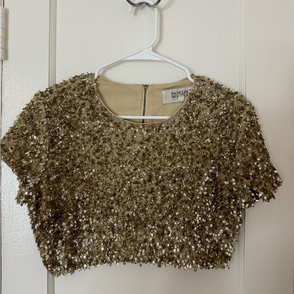 Gold sparkle crop top - Picture 5 of 5